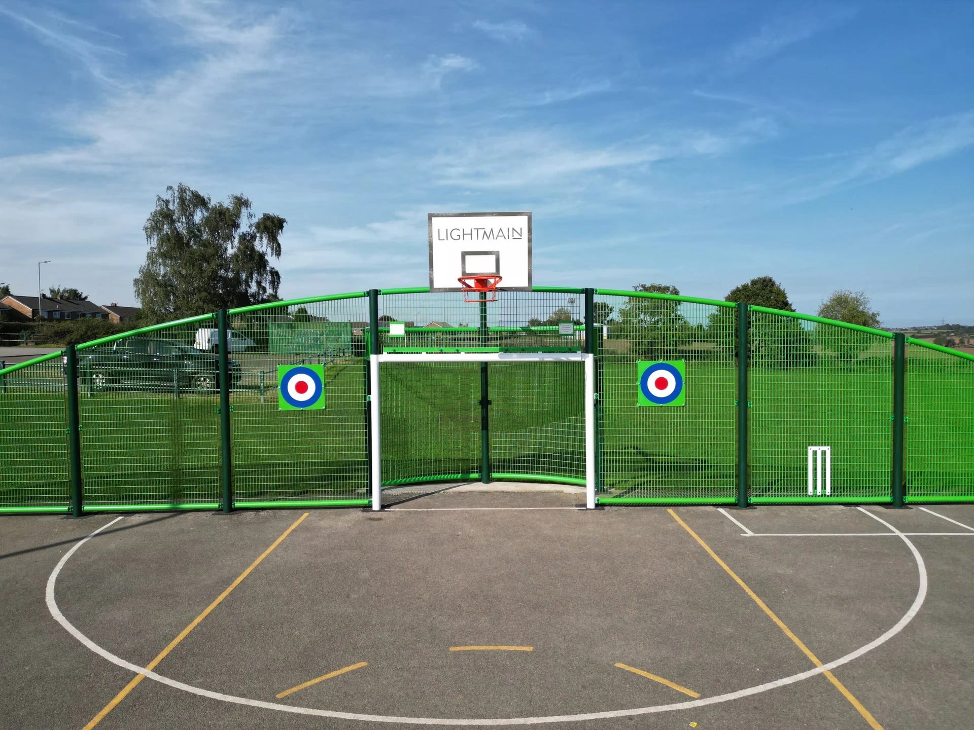 arched back goal end
