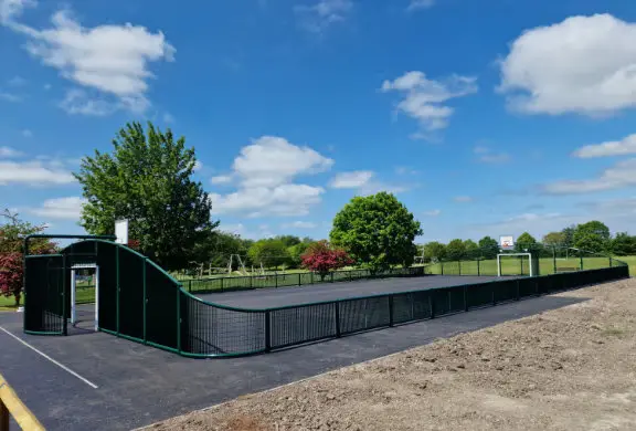 heavy duty arched end multi use games area