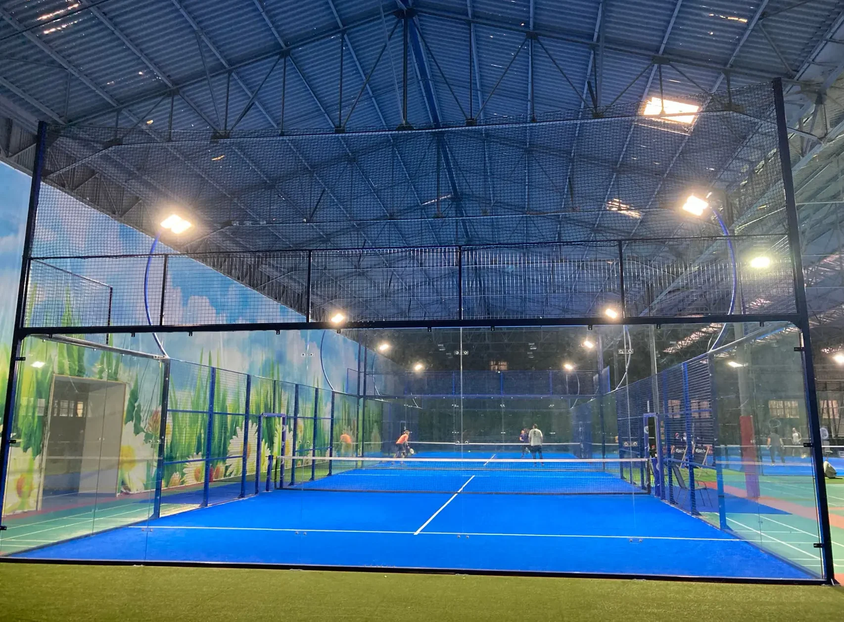 panoramic type padel court – supply & installation