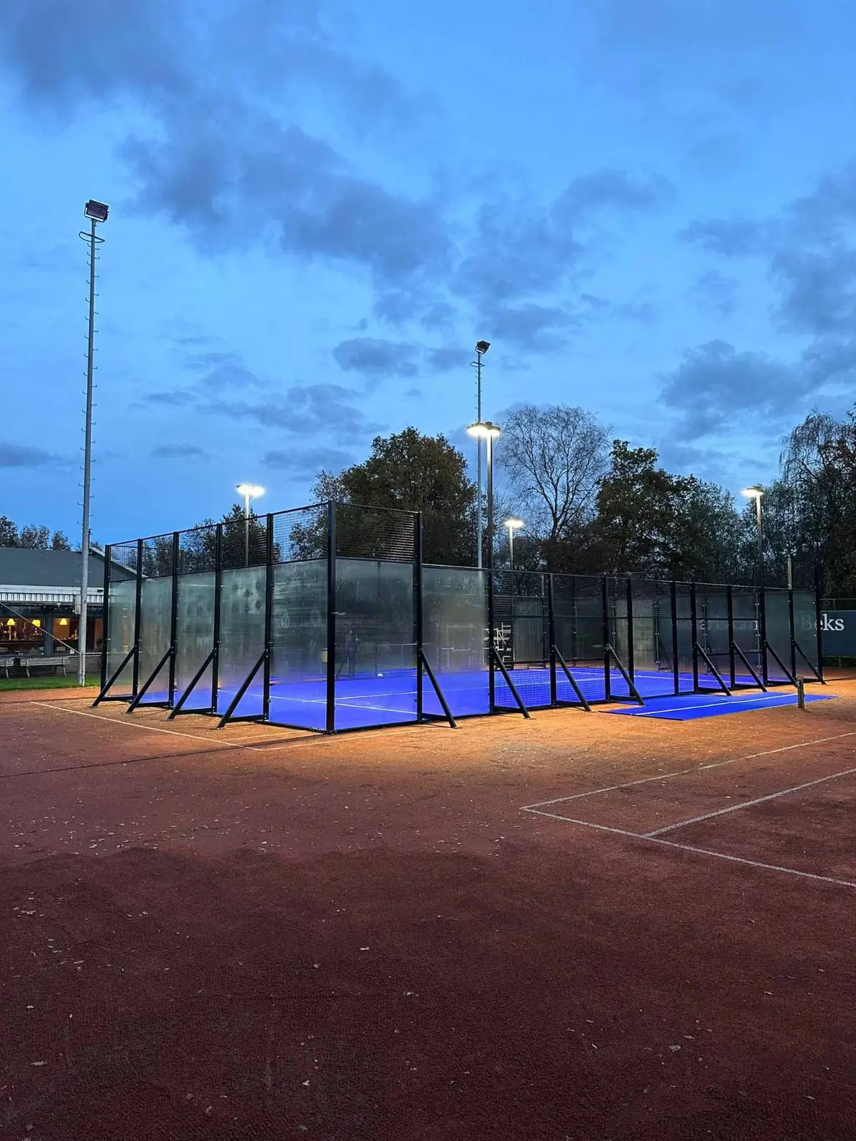 freestanding classic padel court supply and installation