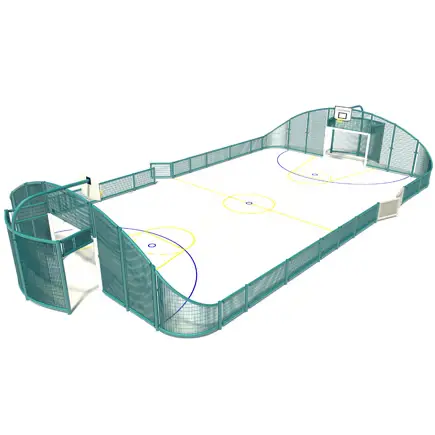 heavy duty arched end multi use games area
