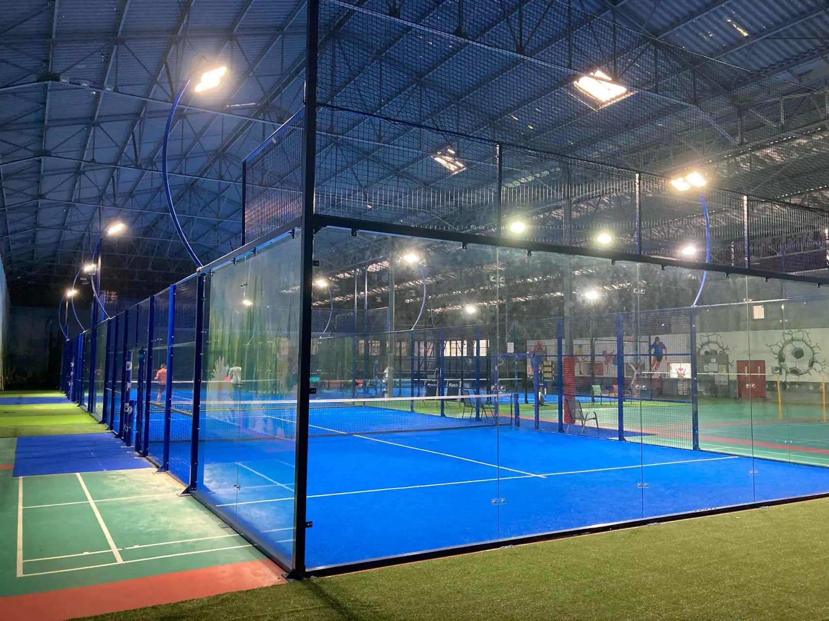panoramic type padel court – supply & installation