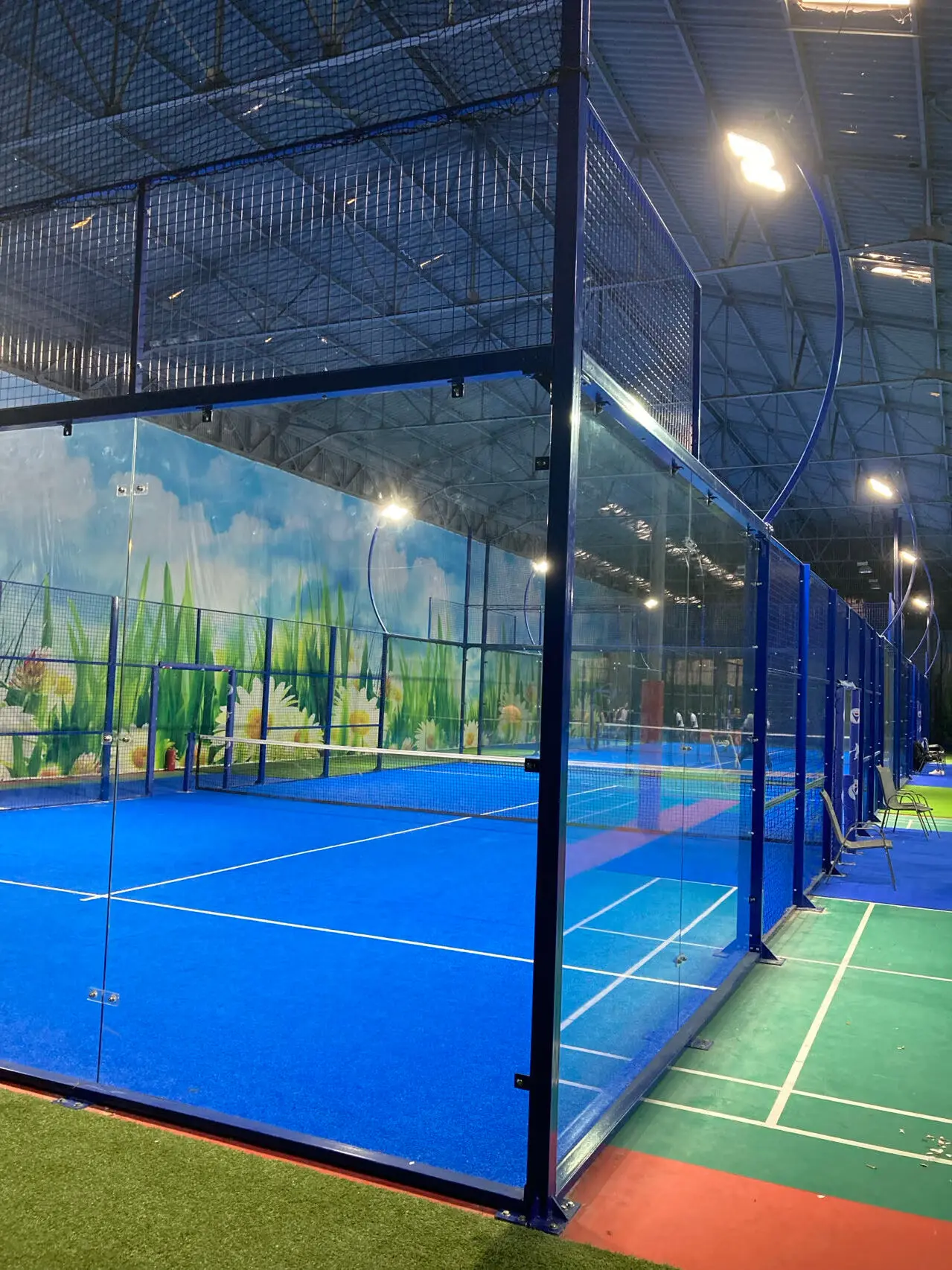 panoramic type padel court – supply & installation